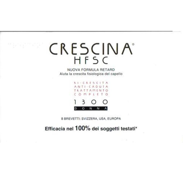 Labo Crescina HFSC Nuova Formula Retard 1300 Donna Trattamento Completo 20+20 Fiale