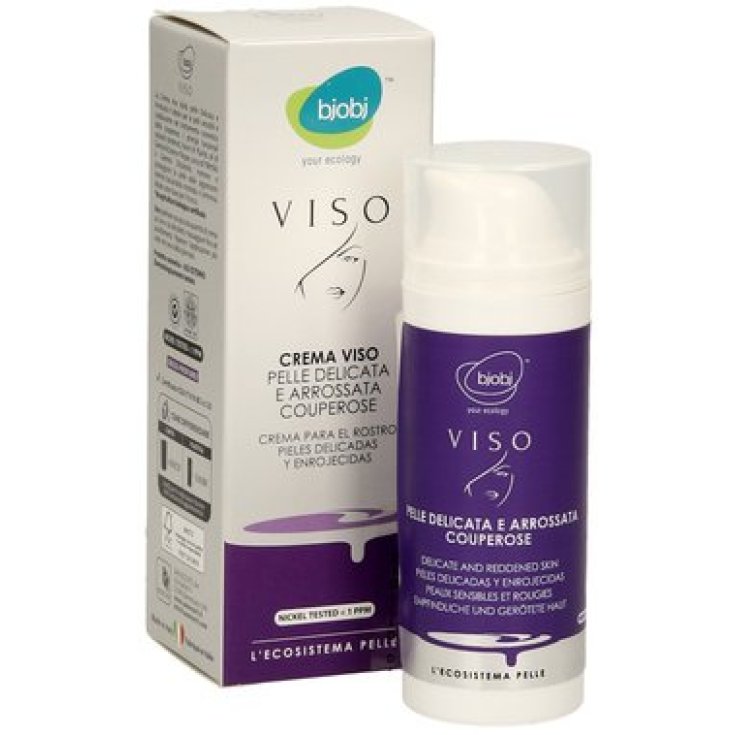 Bjobj Viso Crema Pelle Delicata E Arrossato Con Cuperose 50ml