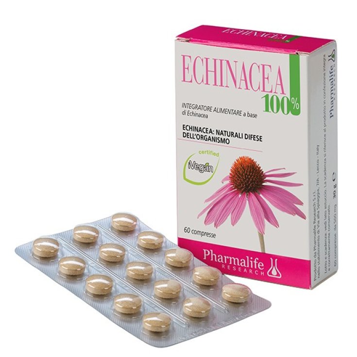 Pharmalife Research Echinacea 100% integratore Alimentare 60 Compresse