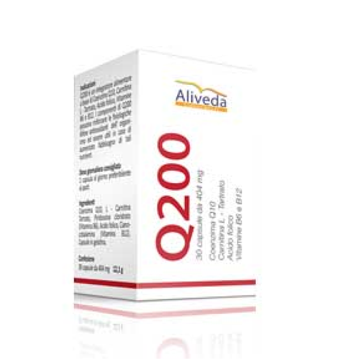 Laboratori Aliveda Q200 Integratore Alimentare 30 Capsule 13,2g