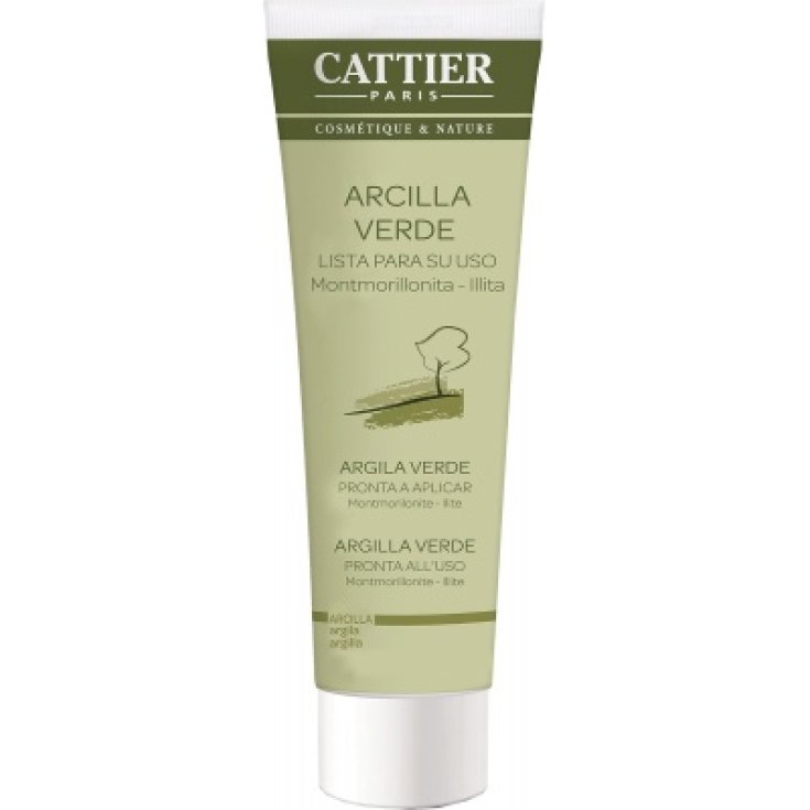 Cattier Paris Argilla Verde Pronta all'Uso In Tubo Mini 100ml