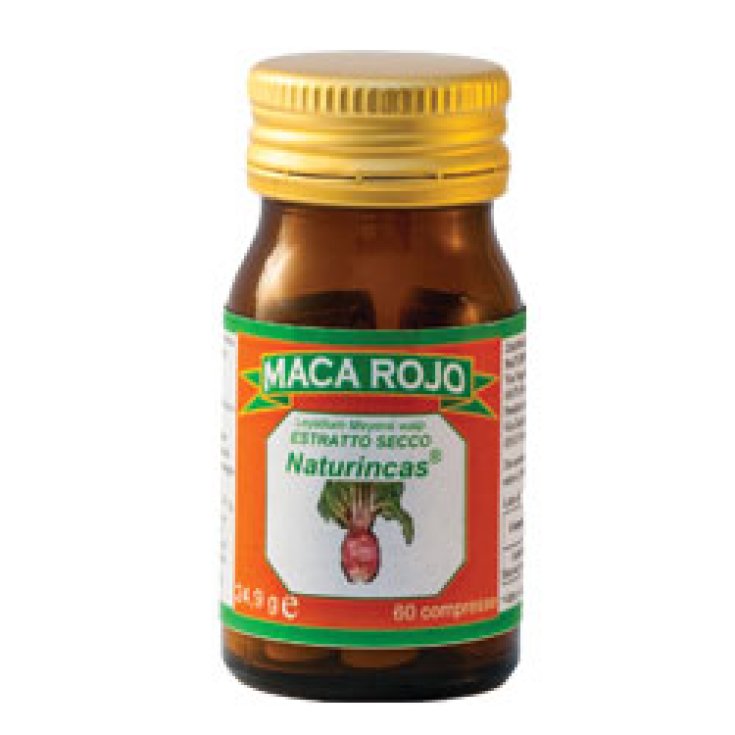Naturincas Maca Rojo Estratto 60 Compresse 515mg