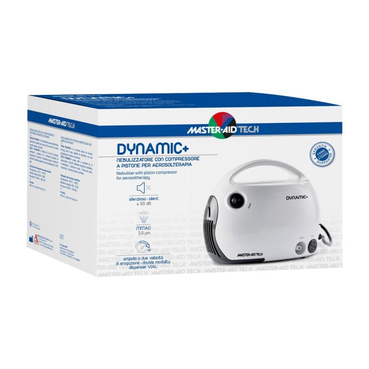Master-Aid&reg; Tech Aerosol Dynamic+ Nebulizzatore Con Compressore A Pistone 1 Pezzo