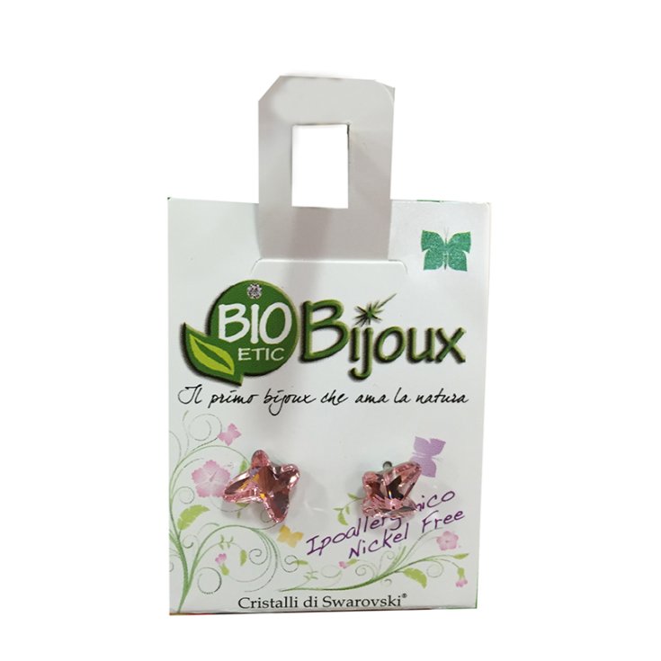 Bioetic Bijoux Orecchino Pipistrello Light Rose 8mm