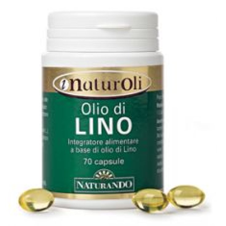 Naturando Olio Di Lino Integratore Alimentare 70 Capsule