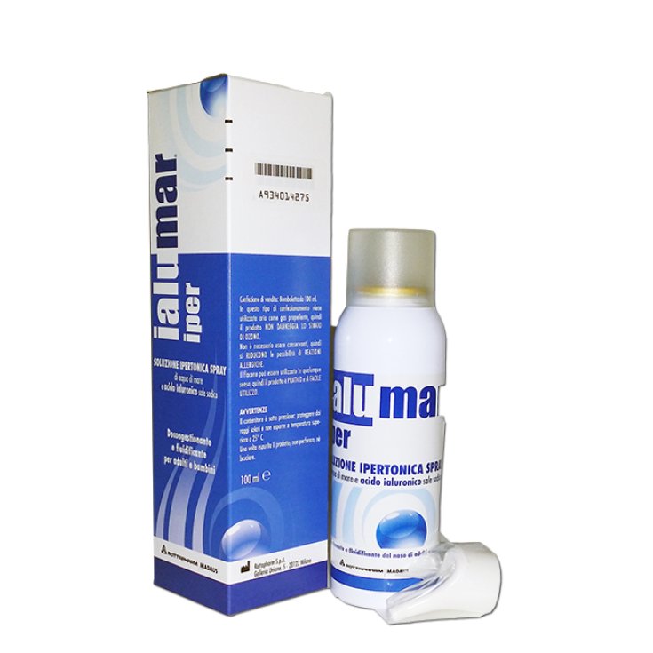 Ialumar Iper Soluzione Ipertonica Spray - Igiene Del Naso Di Adulti E Bambini 100ml