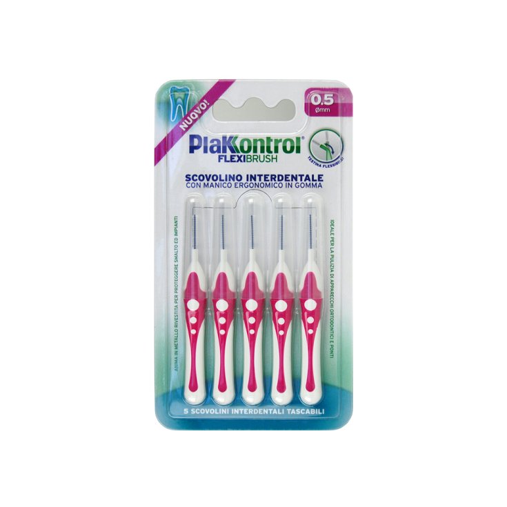 Plakkontrol Flexi Brush Scovolino Flessibile 0,5mm 5 Pezzi