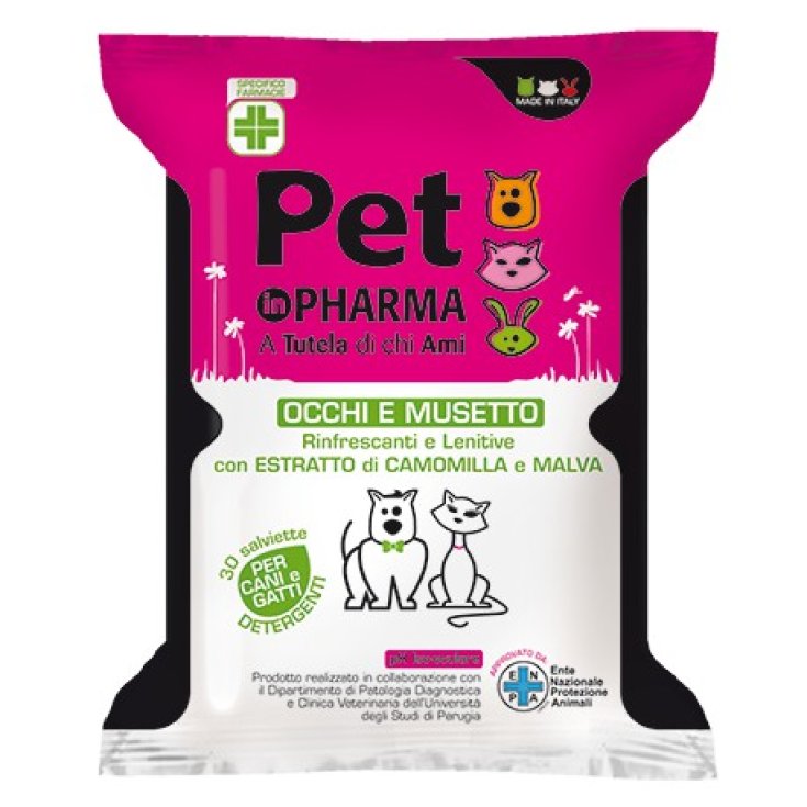 Diva Pet In Pharma Salviette Occhi E Musetto 30 Pezzi