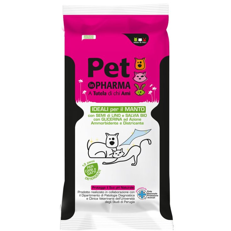 Diva Pet In Pharma Panni Manto 12 Pezzi