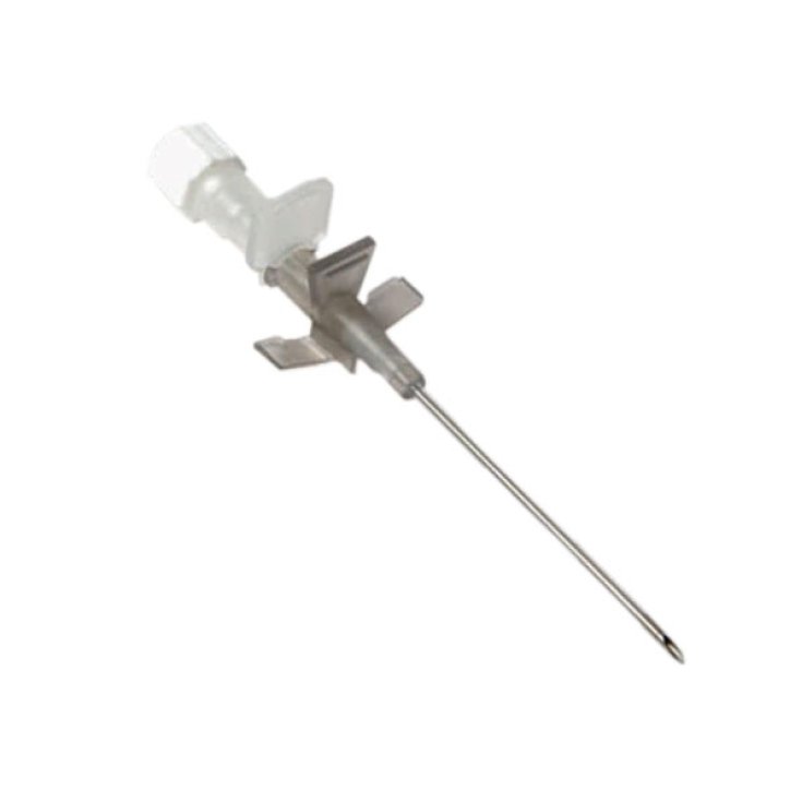 Ago Cannula 2Vie G16 Con Alette Grigio