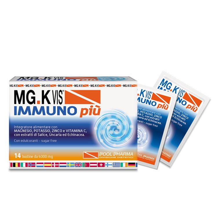 Pool Pharma Mgk Vis Immuno Pi&ugrave; Integratore Alimentare 14 Buste
