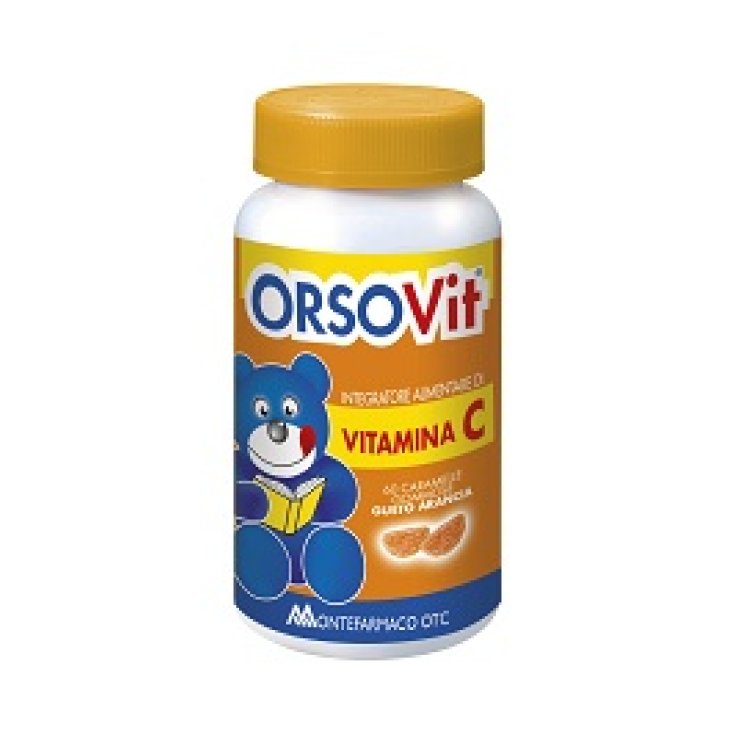 Orsovit Vitamina C Integratore Alimentare Senza Glutine 60 Caramelle Gommose Arancia Orsovit Vitamina C Integratore Alimentare Senza Glutine 60 Caramelle Gommose Arancia