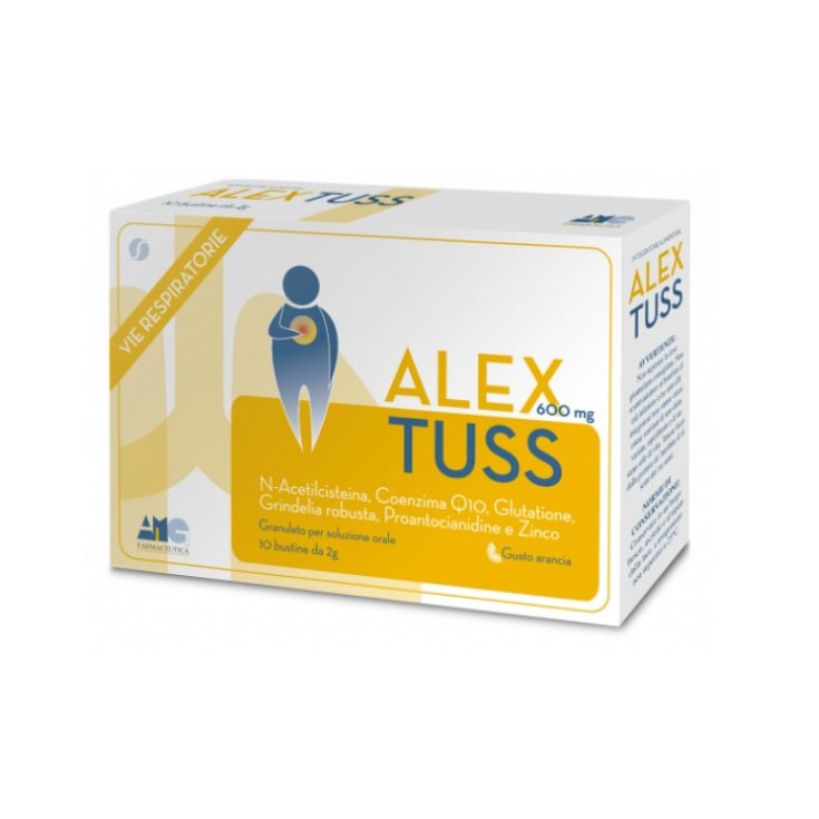 AMG Farmaceutica Alex Tuss Integratore Per La Tosse 10 Bustine