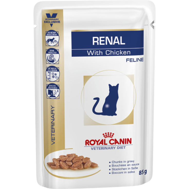 Veterinary Diet Renal con Pollo - 12X85GR