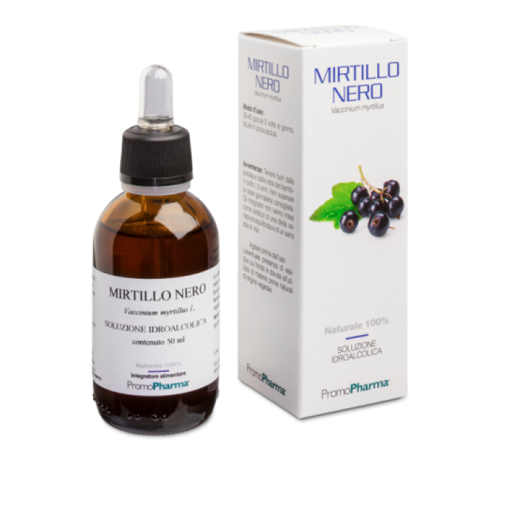 PromoPharma Mirtillo Nero Soluzione Idroalcolica 50ml