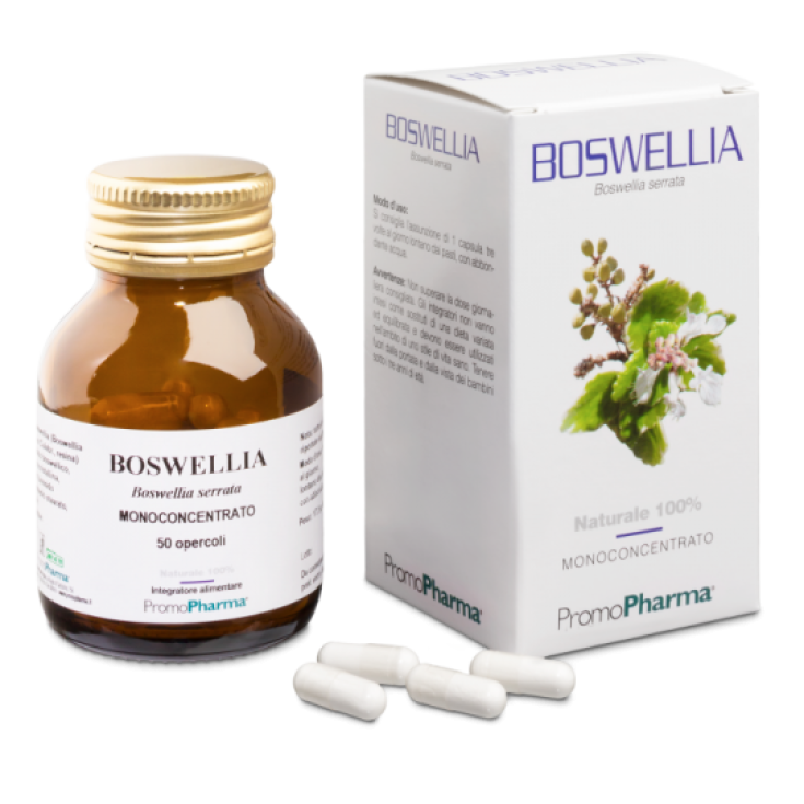 PromoPharma Boswellia Monoconcentrato Integratore Alimentare Senza Glutine 50 Capsule