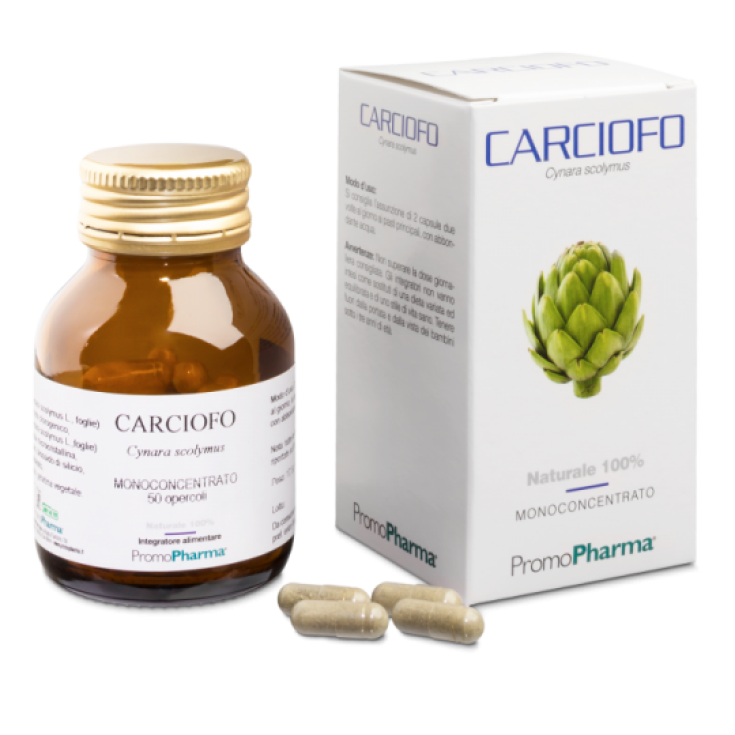 PromoPharma Carciofo Monoconcentrato Integratore Alimentare 50 Capsule