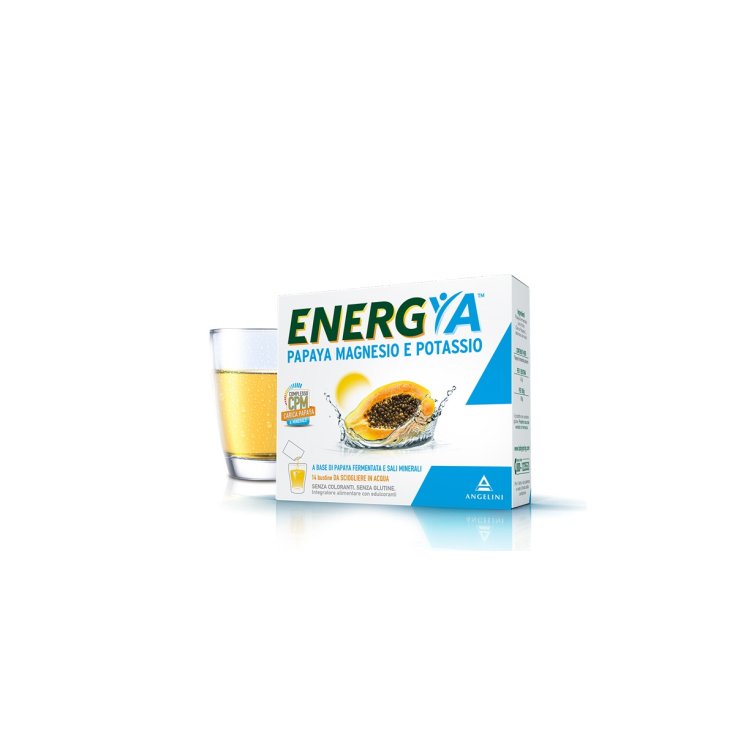 Angelini Energya Papaya Magnesio E Potassio Integratore Alimentare 14 Bustine Angelini Energya Papaya Magnesio E Potassio Integratore Alimentare 14 Bustine