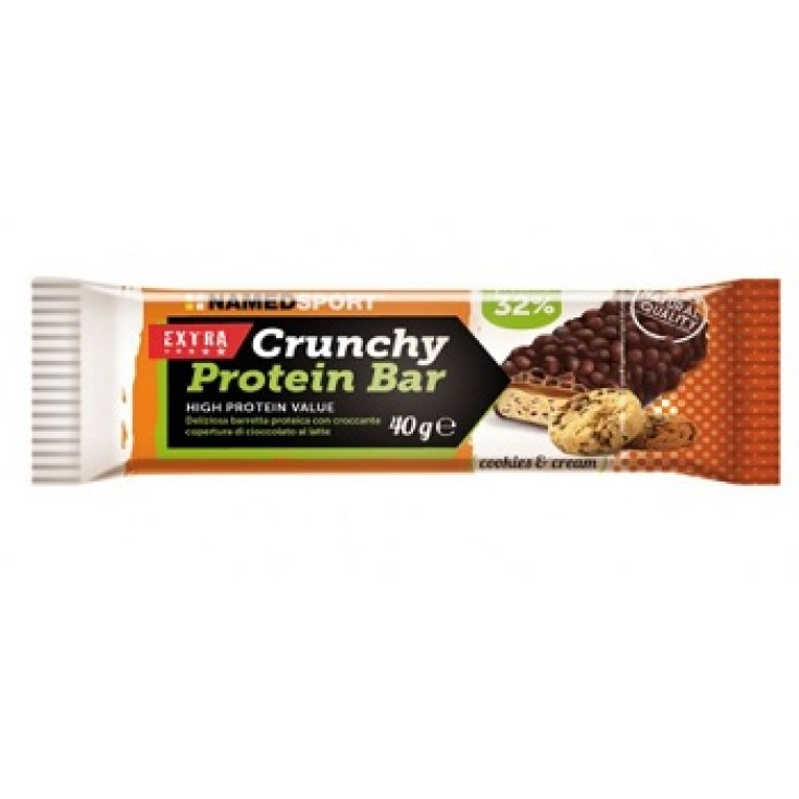 Named Crunchy Protein Bar Barretta Gusto Cookies&Cream 40g
