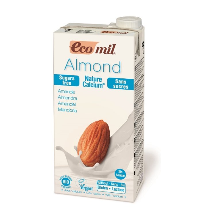Nutriops Ecomil Almond Nature Calcio Sin Azucar 1l