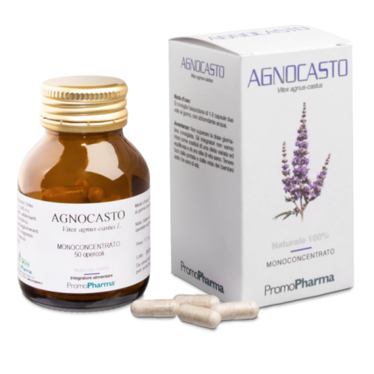 PromoPharma Agnocasto Monoconcentrato Integratore Alimentare 50 Capsule