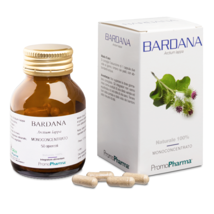 PromoPharma Bardana Monoconcentrato Integratore Alimentare 50 Capsule