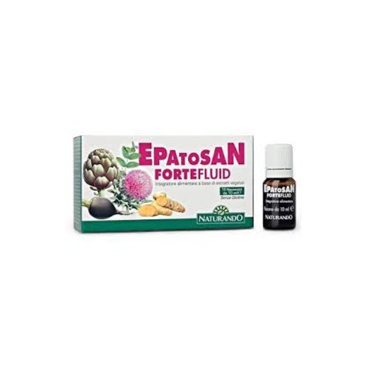 Naturando Epatosan Forte Fluid Integratore Alimentare 10 Flaconcini Naturando Epatosan Forte Fluid Integratore Alimentare 10 Flaconcini