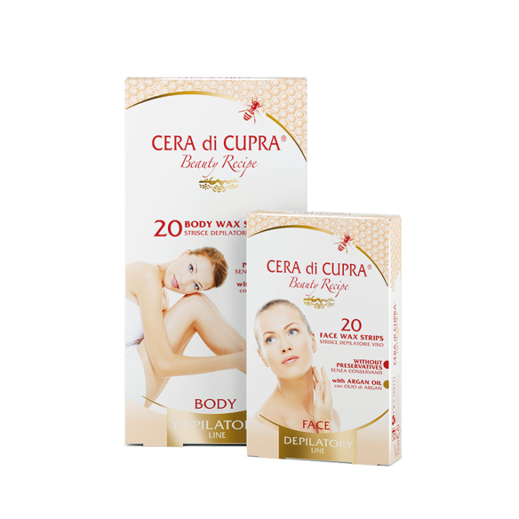 Cera Di Cupra Strisce Depilatorie Viso 20 Pezzi