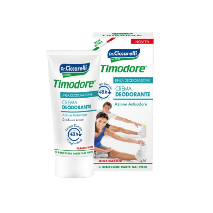 Dottor Ciccarelli Timodore Crema Deodorante 48 H Azione Antisudore Linea Deodorazione 50ml