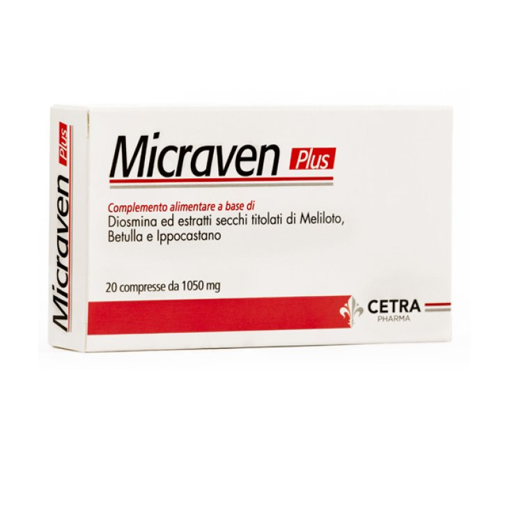 Micraven Plus 1050mg Integratore Alimentare 20 Compresse