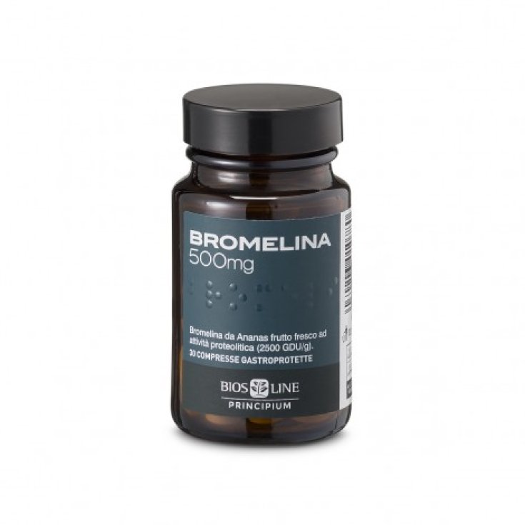 BiosLine Principium Bromelina Integratore Alimentare 30 Compresse