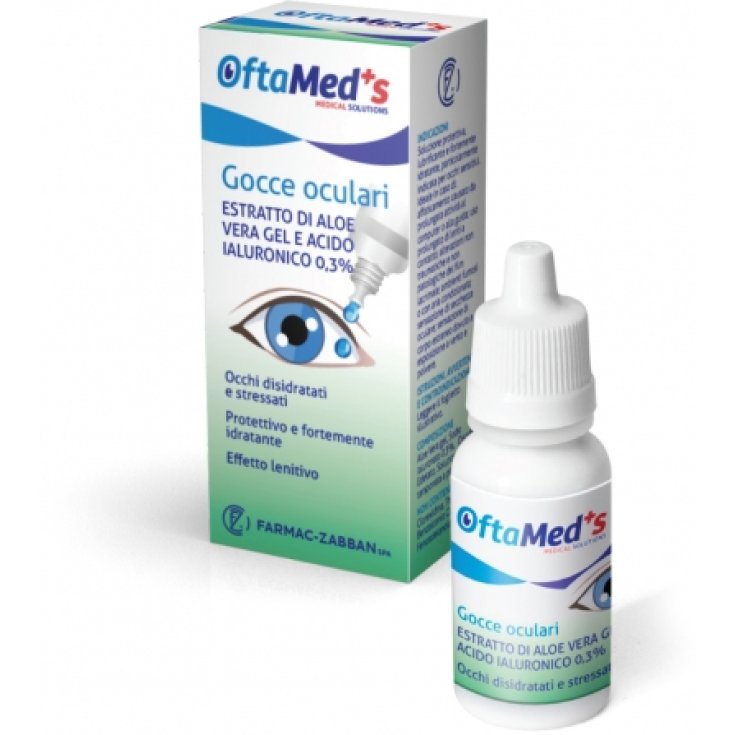Oftamed's Gocce Oculari All' Estratto Di Aloe Vera E Acido Ialuronico 10ml