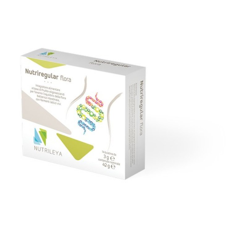 Nutrileya Nutriregular Flora Integratore Alimentare 14 Bustine