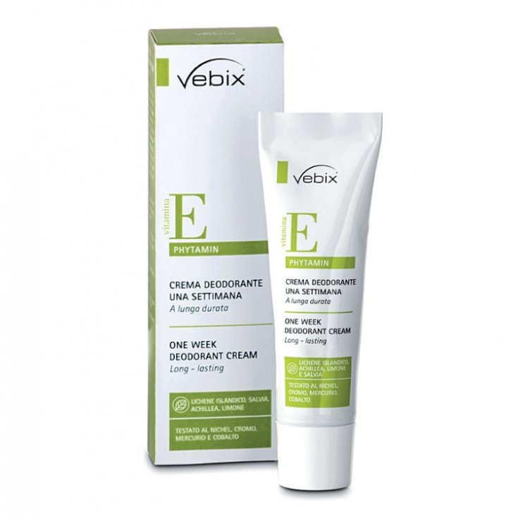 Vebix E Phytamin Crema Deodorante Una Settimana 25ml