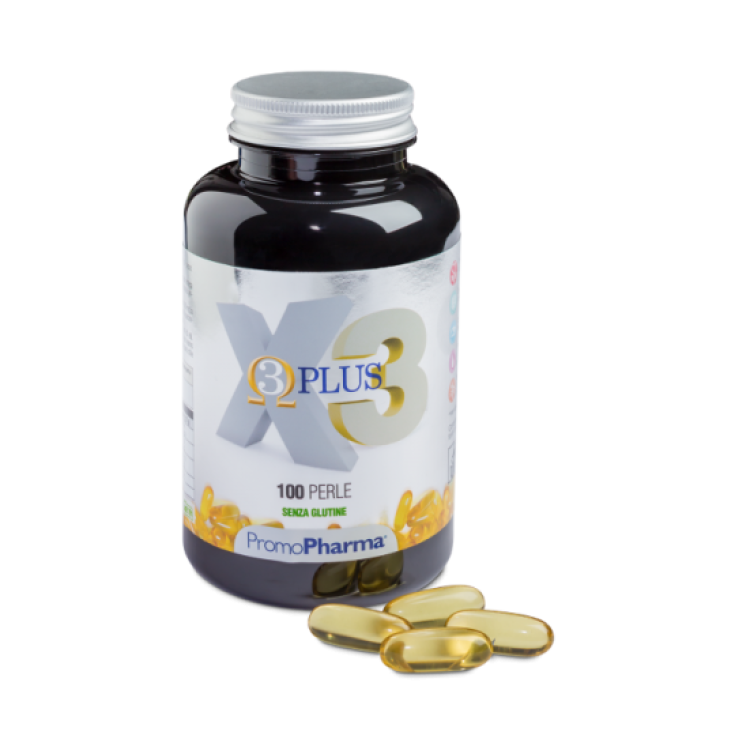 PromoPharma X 3 Plus Omega3 Integratore Alimentare 100 Perle