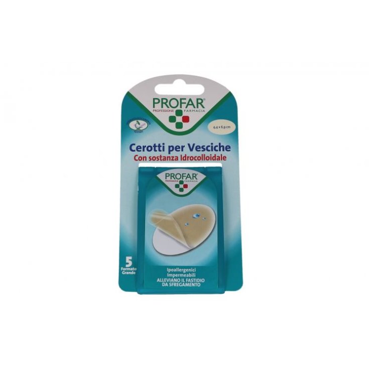 Profar Cerotto Idrocolloidale Ovale 69x44 5 Cerotti