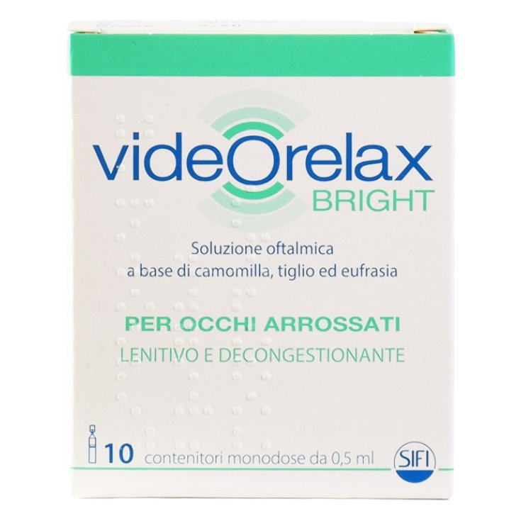 Sifi Videorelax Bright Gocce Oculari 10 Fiale Da 0,5ml