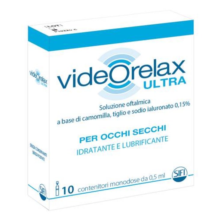 Sifi Videorelax Ultra Lubrificante Oculare 0,5ml 10 Pezzi