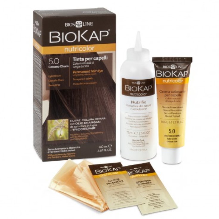 Biokap Nutricolor Delicato 5,0 Castano Chiaro 140ml