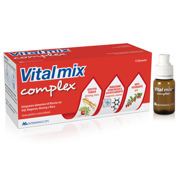 Montefarmaco Vitalmix Complex Integratore Alimentare 18 Flaconi 10ml
