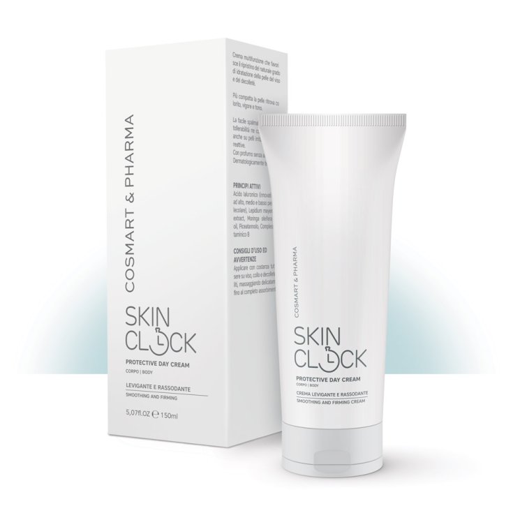 SkinClock Protective Day Cream Corpo Crema Levigante e Rassodante150ml