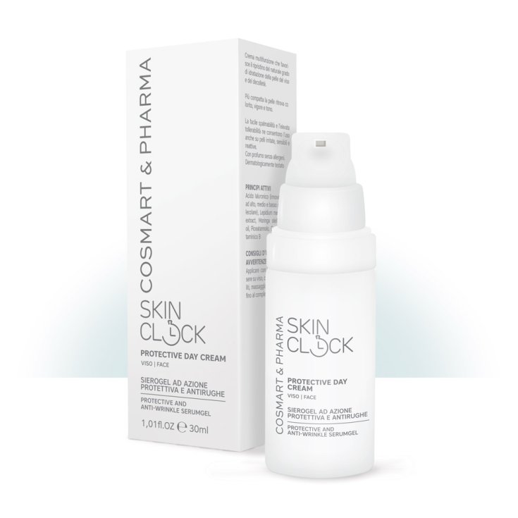 SkinClock Protective Day Viso SieroGel Azione Protettiva e Antirughe 30ml