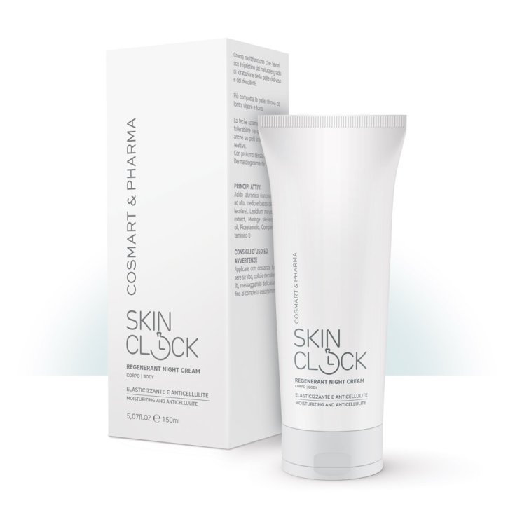 Skinclock Regenerant Night Cream Corpo Crema Elasticizzante e Anticellulite 150ml