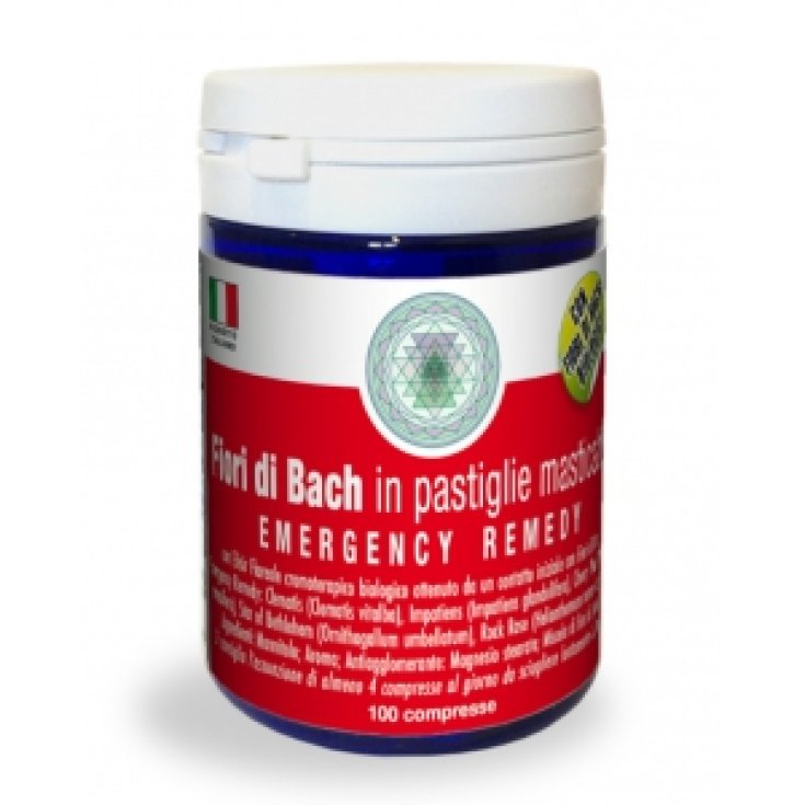 Princeps Fiori Di Bach In Pastiglie Masticabili Emergency Remedy Bio Integratore Alimentare 100 Compresse