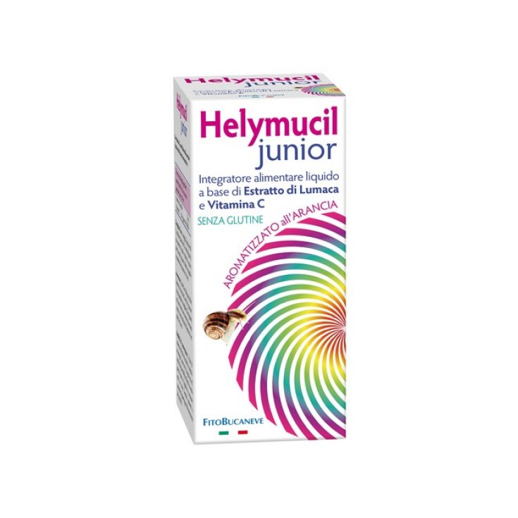 Fitobucaneve Helymucil Sciroppo Alla Bava Di Lumaca Bambini Integratore Alimentare Senza Glutine 150ml