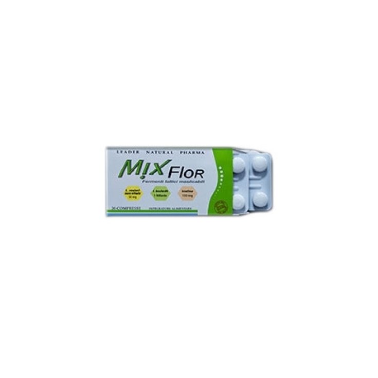 Leader Natural Pharma Mixflor Fermenti Lattici Masticabili 20 Compresse