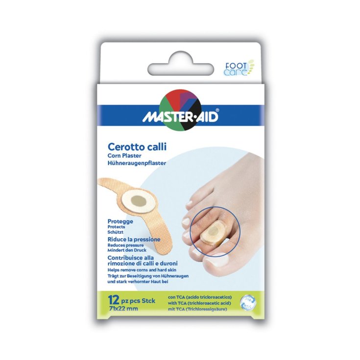 Master-Aid&reg; Foot Care Cerotto Calli In Polietilene 12 Pezzi