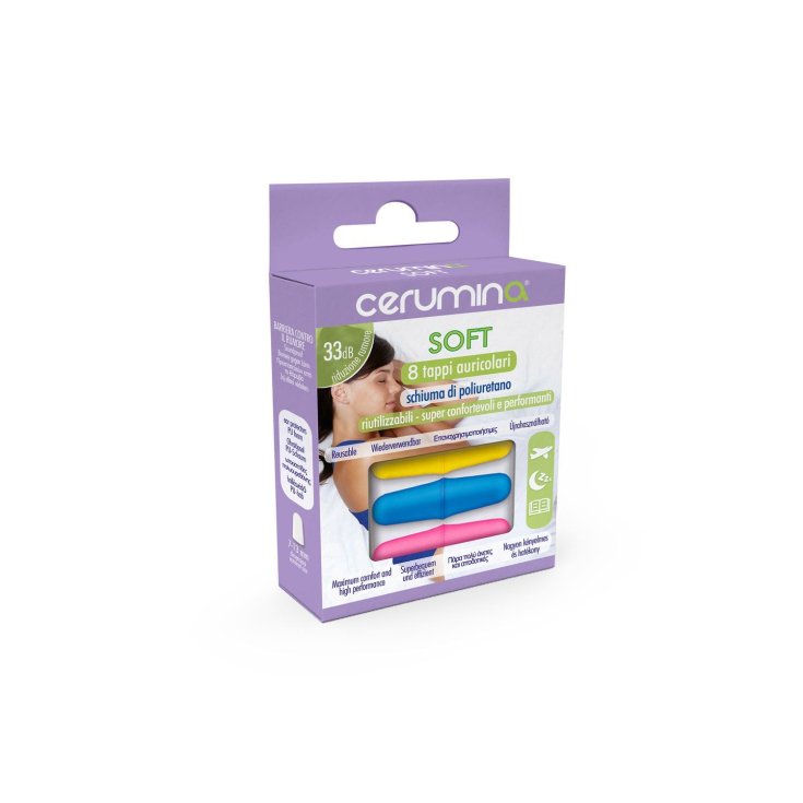 Cerumina&reg; Soft Tappi Auricolari 8 Pezzi