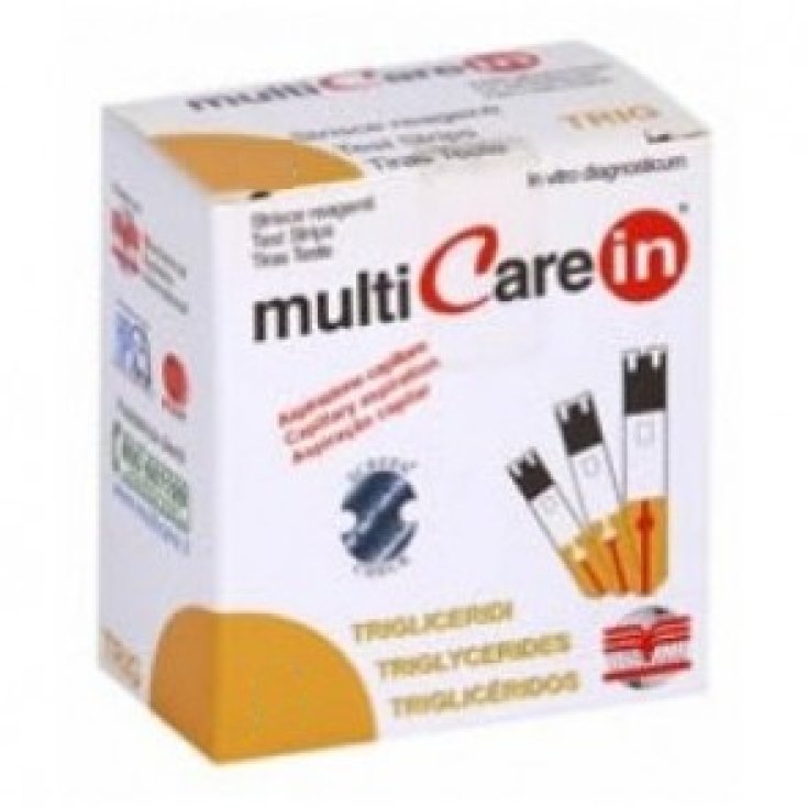 MultiCareIN Strisce Trigliceridi BSI 25 Pezzi