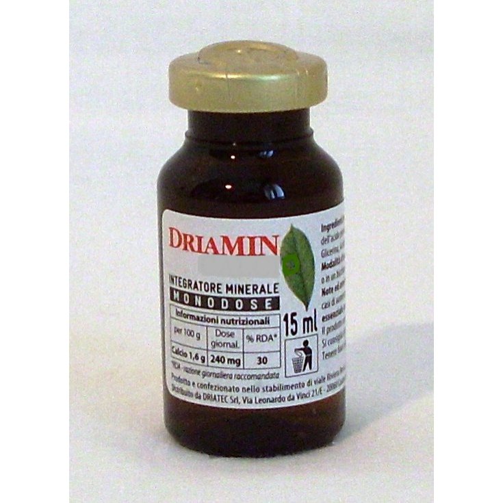 Driatec Driamin Zinco Integratore Minerale 10 Flaconi Da 15ml